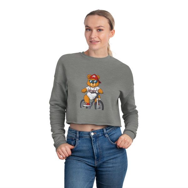 Women's TRENDZ BEAR Cropped Sweatshirt - Image 8